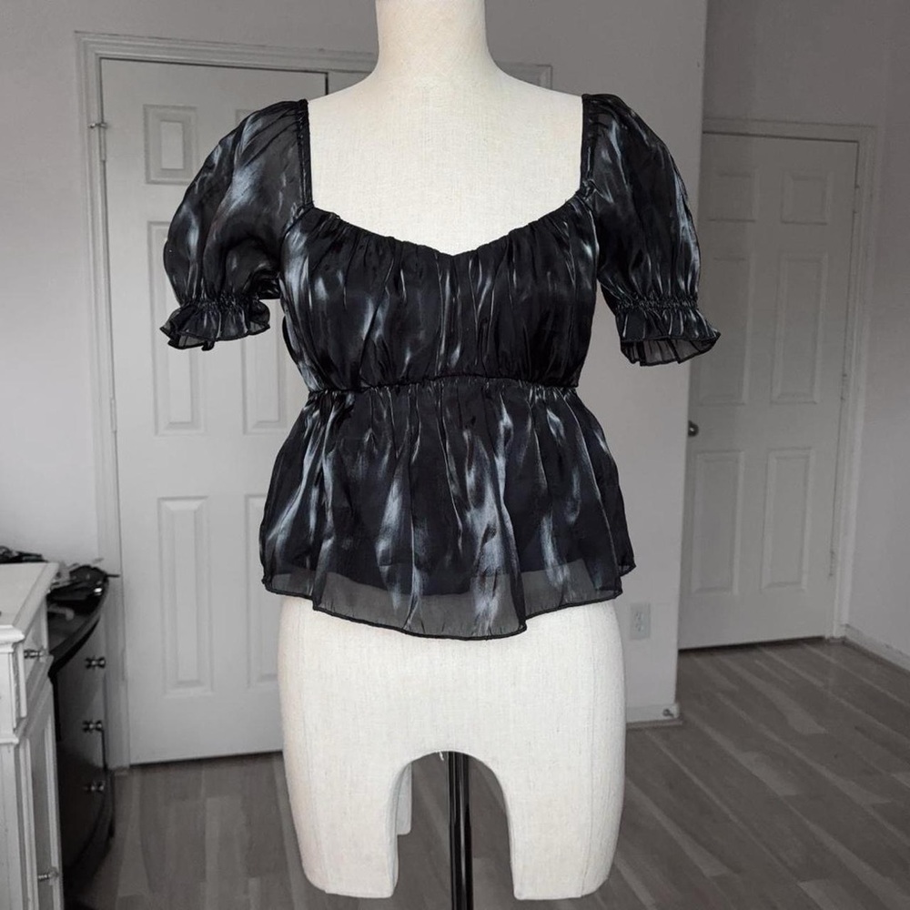 🖤 Dark Coquette Gothic Grunge Babydoll Top